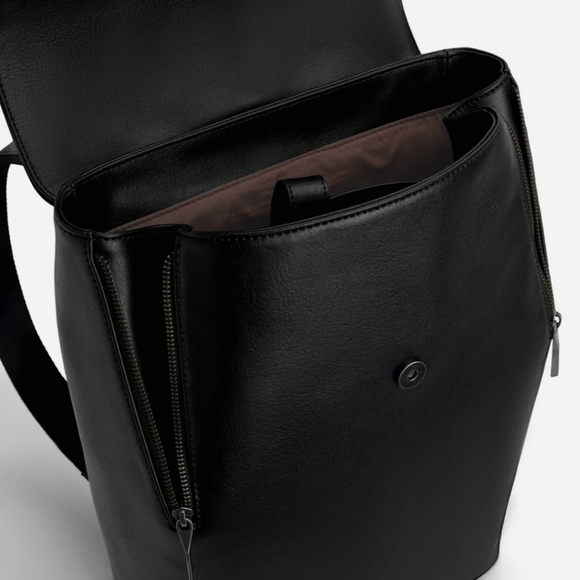 Matt & Nat Black Zippered Backpack - Picture 3 of 10
